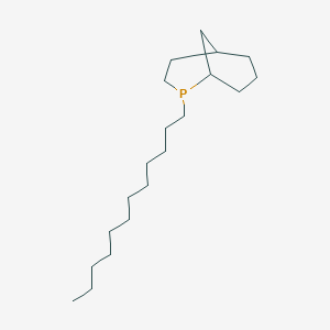 molecular formula C20H39P B12574106 2-Dodecyl-2-phosphabicyclo[3.3.1]nonane CAS No. 581777-90-4