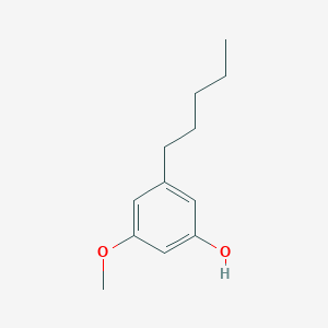 molecular formula C12H18O2 B1257411 3-Methoxy-5-pentylphenol 