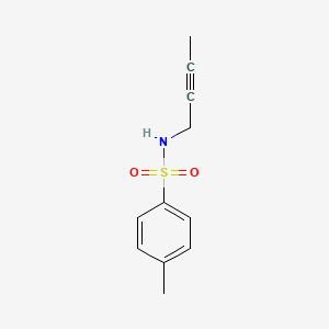 molecular formula C11H13NO2S B12574156 Benzenesulfonamide, N-2-butynyl-4-methyl- CAS No. 286376-23-6