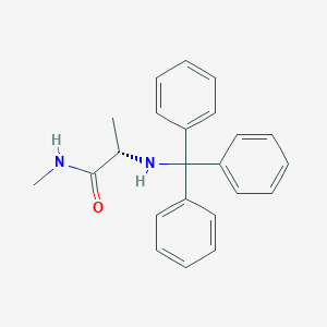 molecular formula C23H24N2O B12574175 N-Methyl-N~2~-(triphenylmethyl)-L-alaninamide CAS No. 203446-05-3