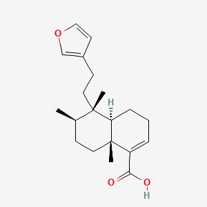 molecular formula C20H28O3 B1257418 Hardwickiic acid 