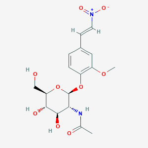 2-Methoxy-4-(2'-nitrovinyl)phenyl-2-acetamido-2-deoxy-beta-glucopyranoside