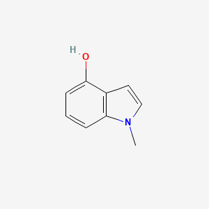 molecular formula C9H9NO B1257431 1-Methyl-1H-indol-4-OL CAS No. 7556-37-8