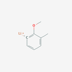 molecular formula C8H9LiO B12574319 lithium;1-methoxy-2-methylbenzene-6-ide CAS No. 274695-95-3