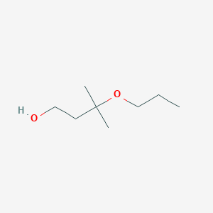 molecular formula C8H18O2 B12574352 3-Methyl-3-propoxybutan-1-OL CAS No. 189456-84-6