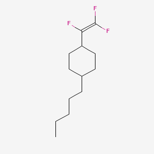 molecular formula C13H21F3 B12574356 1-Pentyl-4-(trifluoroethenyl)cyclohexane CAS No. 600728-79-8