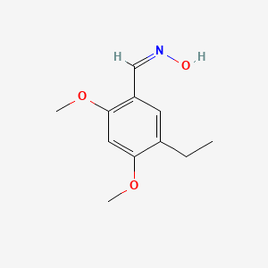 molecular formula C11H15NO3 B12574365 (Z)-1-(5-Ethyl-2,4-dimethoxyphenyl)-N-hydroxymethanimine 