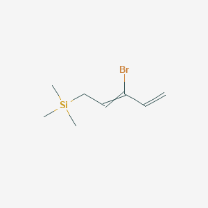 molecular formula C8H15BrSi B12574371 (3-Bromopenta-2,4-dien-1-yl)(trimethyl)silane CAS No. 278781-98-9