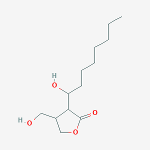 2-(1'-Hydroxyoctyl)-3-hydroxymethylbutanolide