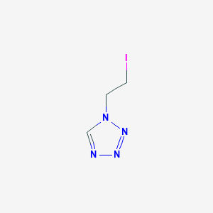 molecular formula C3H5IN4 B12574405 1H-Tetrazole, 1-(2-iodoethyl)- CAS No. 606149-14-8