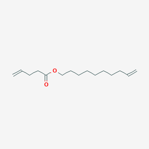 molecular formula C15H26O2 B12574459 Dec-9-EN-1-YL pent-4-enoate CAS No. 195449-32-2