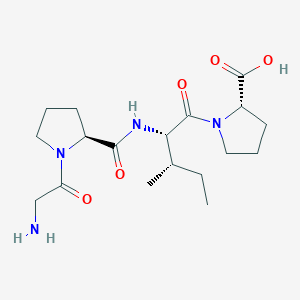 molecular formula C18H30N4O5 B12574487 Glycyl-L-prolyl-L-isoleucyl-L-proline CAS No. 192520-55-1