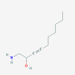molecular formula C10H19NO B12574515 1-Aminodec-3-YN-2-OL CAS No. 609356-81-2