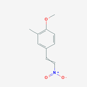 molecular formula C10H11NO3 B12574587 2-Methyl-4-(2-nitrovinyl)anisole CAS No. 343569-92-6