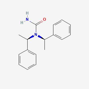 molecular formula C17H20N2O B12574615 N,N-Bis[(1R)-1-phenylethyl]urea CAS No. 600728-22-1
