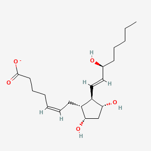 molecular formula C20H33O5- B1257462 Enzaprost 