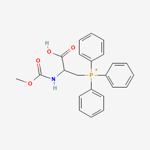[2-Carboxy-2-(methoxycarbonylamino)ethyl]-triphenylphosphanium