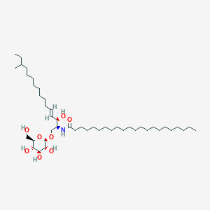 molecular formula C45H87NO8 B1257471 beta-D-glucosyl-(1<->1')-N-docosanoyl-14-methylhexadecasphingosine 