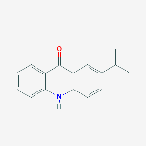 molecular formula C16H15NO B12574812 2-Isopropylacridine-9(10H)-one 