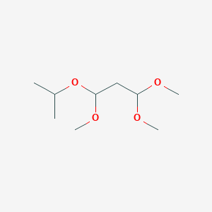 molecular formula C9H20O4 B12574843 Propane, 1,1,3-trimethoxy-3-(1-methylethoxy)- CAS No. 603151-66-2