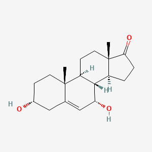 molecular formula C19H28O3 B12574869 3alpha,7alpha-Dihydroxyandrost-5-en-17-one CAS No. 502849-04-9