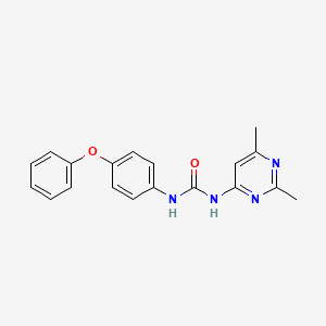 molecular formula C19H18N4O2 B12574884 N-(2,6-Dimethylpyrimidin-4-yl)-N'-(4-phenoxyphenyl)urea CAS No. 639849-89-1