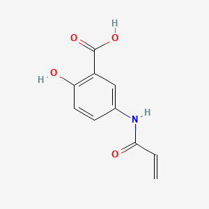 molecular formula C10H9NO4 B1257495 5-acrylamido-2-hydroxybenzoic acid CAS No. 39839-49-1