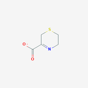 molecular formula C5H6NO2S- B1257499 3,4-Dehydrothiomorpholine-3-carboxylate 