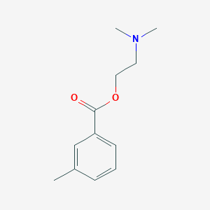 molecular formula C12H17NO2 B1257503 m-Toluoyl dimethylaminoethanol CAS No. 74661-29-3