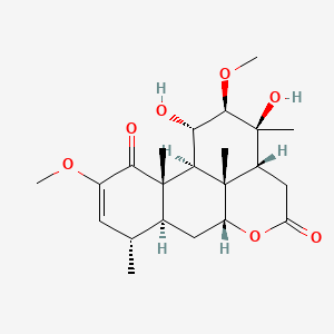 molecular formula C22H32O7 B1257508 Nigakilactone F 