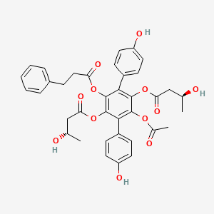 molecular formula C37H36O12 B1257511 Curtisian E 