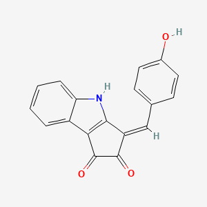 molecular formula C18H11NO3 B1257514 Nostodione A 
