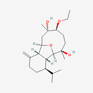 molecular formula C22H38O4 B1257516 Patagonicol 