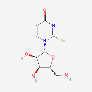molecular formula C9H11N2O5Se B1257519 2-Selenouridine 