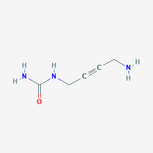 molecular formula C5H9N3O B12575216 N-(4-Aminobut-2-yn-1-yl)urea CAS No. 192372-31-9