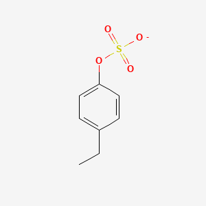 molecular formula C8H9O4S- B1257522 p-Ethylphenylsulfate 