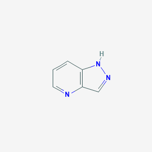 molecular formula C6H5N3 B1257534 1H-pyrazolo[4,3-b]pyridine CAS No. 272-52-6