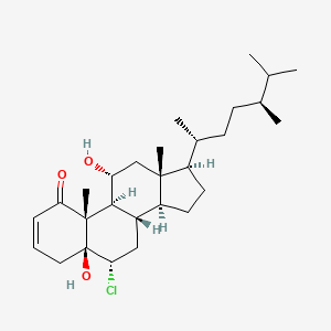 molecular formula C28H45ClO3 B1257535 Yonarasterol H 