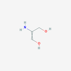 molecular formula C3H7NO2 B12575391 2-Aminoprop-1-ene-1,3-diol CAS No. 184873-12-9