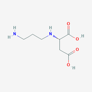molecular formula C7H14N2O4 B12575519 N-(3-Aminopropyl)-L-aspartic acid CAS No. 188793-17-1
