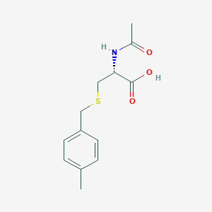 molecular formula C13H17NO3S B12575529 N-Acetyl-S-[(4-methylphenyl)methyl]-L-cysteine CAS No. 192227-89-7