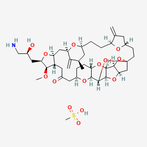 molecular formula C41H63NO14S B1257559 Eribulin Mesylate CAS No. 441045-17-6