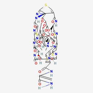 molecular formula C61H58N14O18S5 B1257564 Thiazomycin 