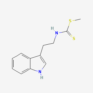 molecular formula C12H14N2S2 B12575777 Methyl (2-(1H-indol-3-yl)ethyl)carbamodithioate CAS No. 202121-24-2
