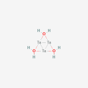 molecular formula H6O3Ta3 B1257581 tri-mu-oxido-triangulo-tritantalate(3Ta--Ta)(1-) 