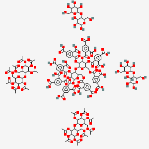 molecular formula C164H174O111 B1257585 Cellulose acetate trimellitate CAS No. 52907-01-4