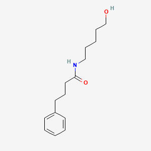 molecular formula C15H23NO2 B12575927 N-(5-Hydroxypentyl)-4-phenylbutanamide CAS No. 263142-53-6