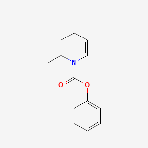 molecular formula C14H15NO2 B12575988 Phenyl 2,4-dimethylpyridine-1(4H)-carboxylate CAS No. 193687-01-3