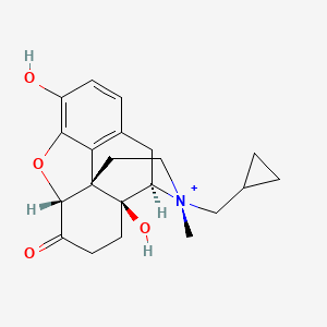 molecular formula C21H26NO4+ B1257599 Methylnaltrexone [VANDF] CAS No. 916055-93-1