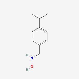 molecular formula C10H15NO B12576013 N-Hydroxy-1-[4-(propan-2-yl)phenyl]methanamine CAS No. 202471-31-6